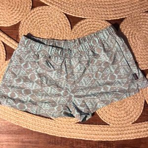 Patagonia shorts; MEDIUM